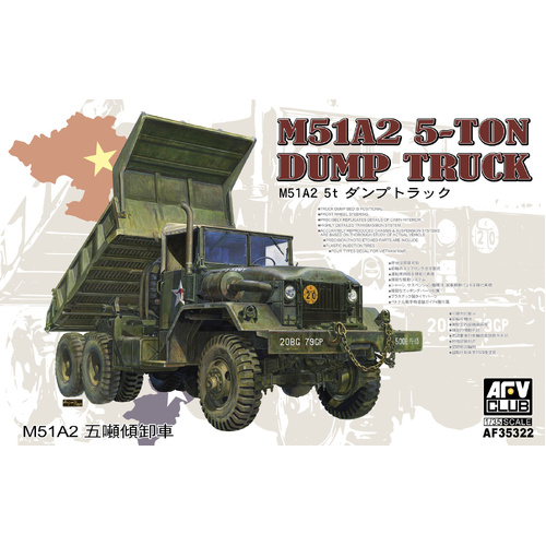 AFV Club 1/35 M51A2 5-Ton Dump Truck Plastic Model Kit