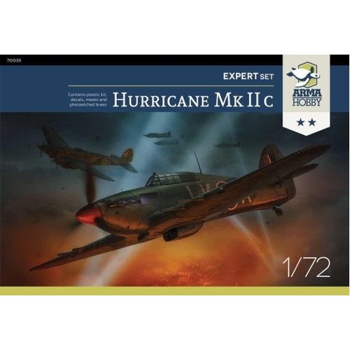 Arma Hobby 1/72 Hurricane Mk IIc Expert Set Plastic Model Kit [70035]