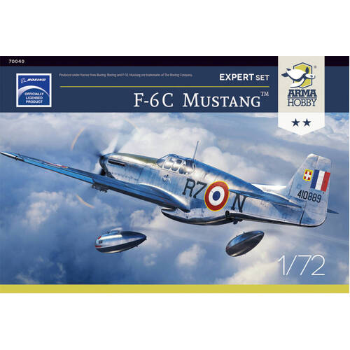 Arma Hobby 1/72 F-6C Mustang Plastic Model Kit [70040]
