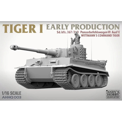 Andy's Hobby HQ 1/16 Tiger I (Early Production) "Wittmann's Command Tiger" w/ figure [AHHQ-003]