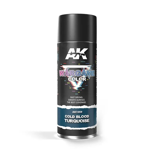 AK Interactive Cold Blood Turquoise Spray Paint 400ml