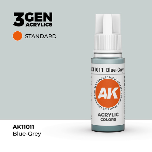 AK Interactive Blue-Grey Acrylic Paint 17ml 3rd Generation