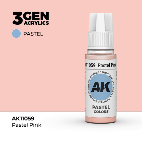 AK Interactive Pastel Pink Acrylic Paint 17ml 3rd Generation