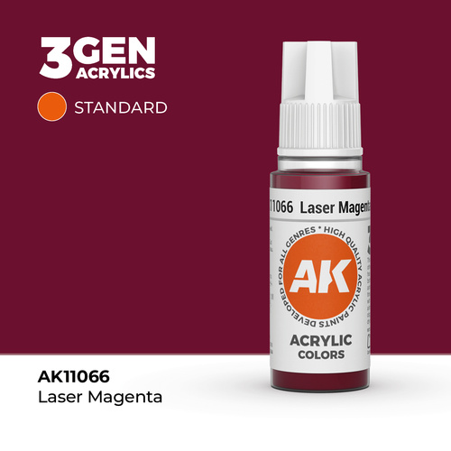 AK Interactive Laser Magenta Acrylic Paint 17ml 3rd Generation