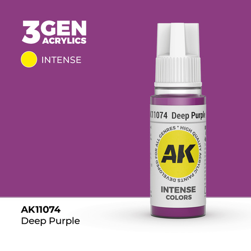 AK Interactive Deep Purple Intense Acrylic Paint 17ml 3rd Generation