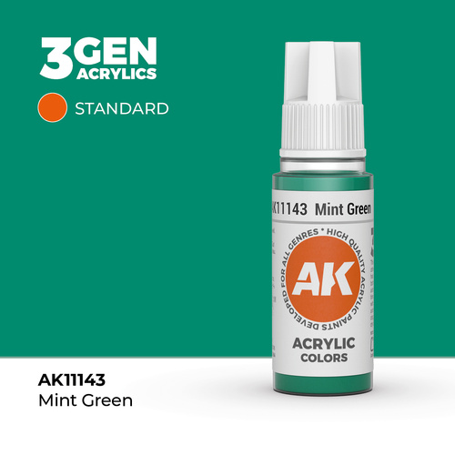 AK Interactive Mint Green Acrylic Paint 17ml 3rd Generation