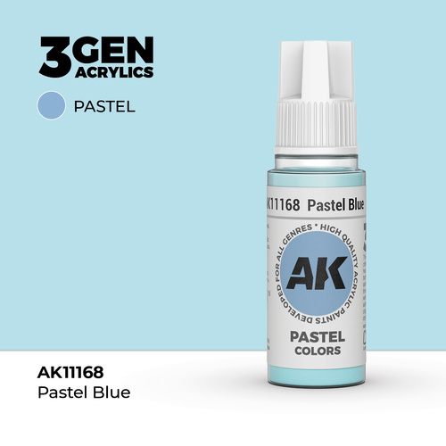AK Interactive Pastel Blue Acrylic Paint 17ml 3rd Generation