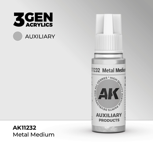 AK Interactive Metal Medium 17ml 3rd Generation