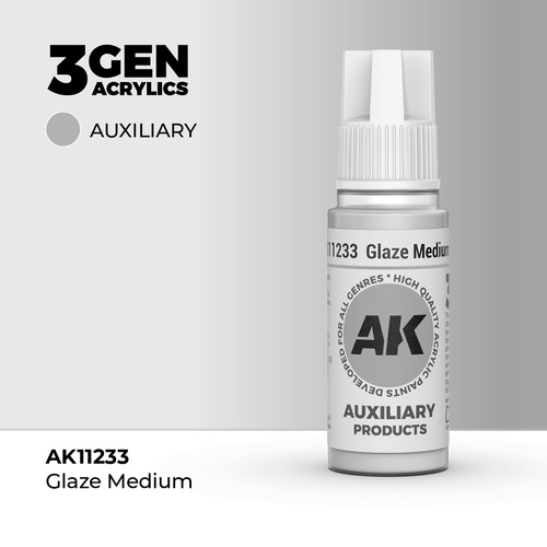 AK Interactive Glaze Medium 17ml 3rd Generation