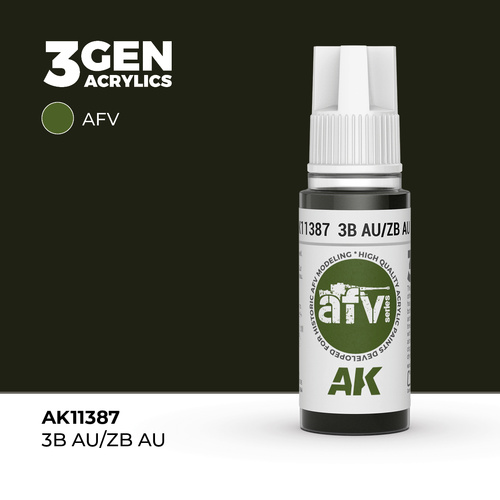 AK Interactive AFV Series: 3B AU/ZB AU Acrylic Paint 17ml 3rd Generation