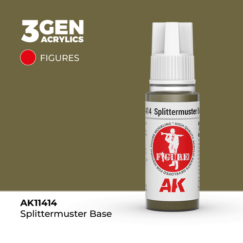 AK Interactive Figure Series: Splittermuster Base Acrylic Paint 17ml 3rd Generation