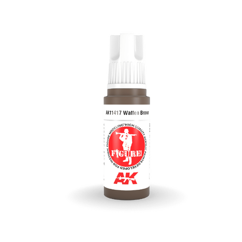 AK Interactive Figure Series: Waffen Brown Acrylic Paint 17ml 3rd Generation
