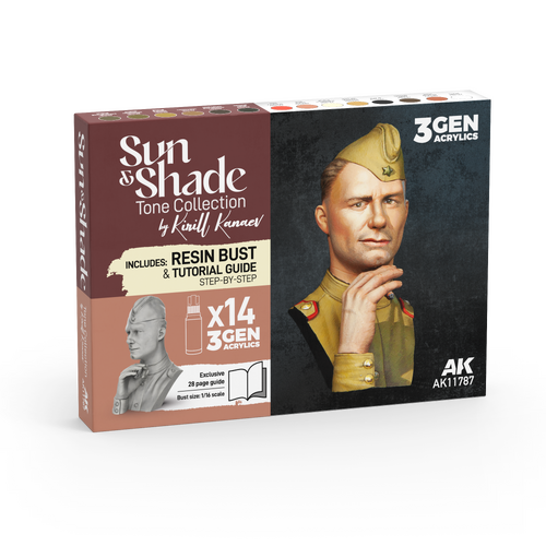 AK Interactive Signature Set: Sun & Shade Tone Collection by Kirill Kanaev