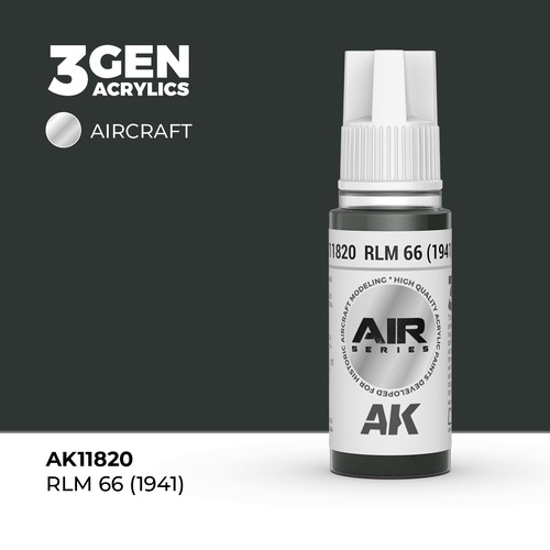 AK Interactive Air Series: RLM 66 (1941) Acrylic Paint 17ml 3rd Generation