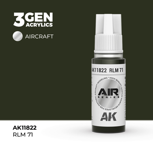 AK Interactive Air Series: RLM 71 Acrylic Paint 17ml 3rd Generation
