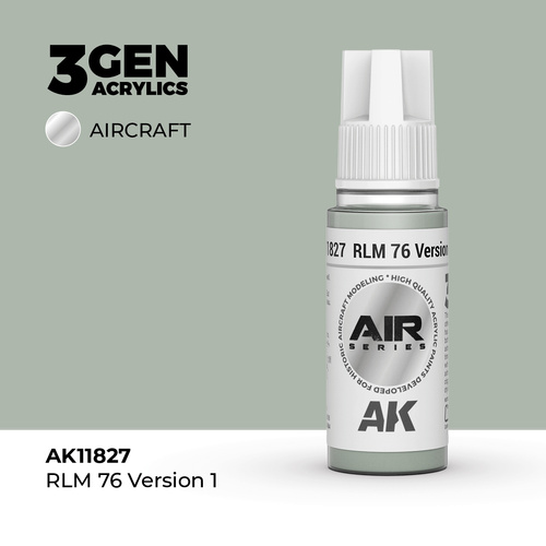 AK Interactive Air Series: RLM 76 Version 1 Acrylic Paint 17ml 3rd Generation