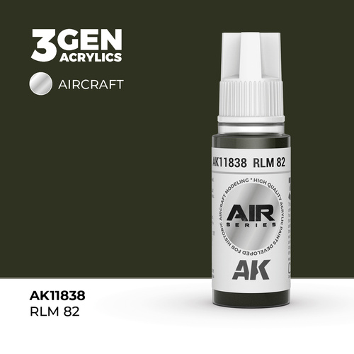AK Interactive Air Series: RLM 82 Acrylic Paint 17ml 3rd Generation