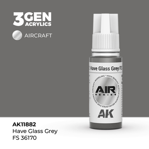 AK Interactive Air Series: Have Glass Grey FS 36170 Acrylic Paint 17ml 3rd Generation