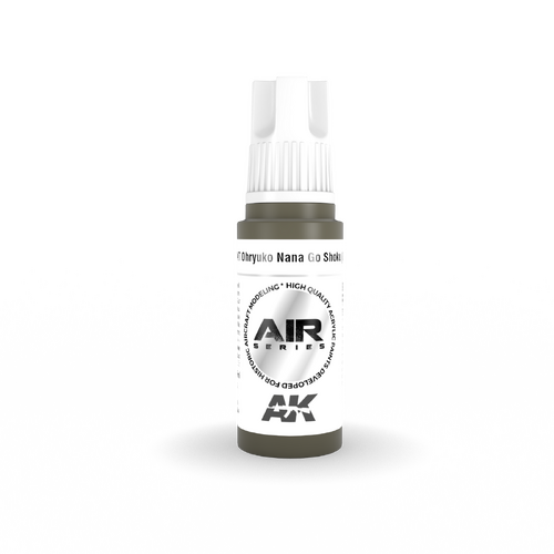 AK Interactive Air Series: IJA #7 Ohryuko Nana Go Shoku (Olive Brown) Acrylic Paint 17ml 3rd Generation