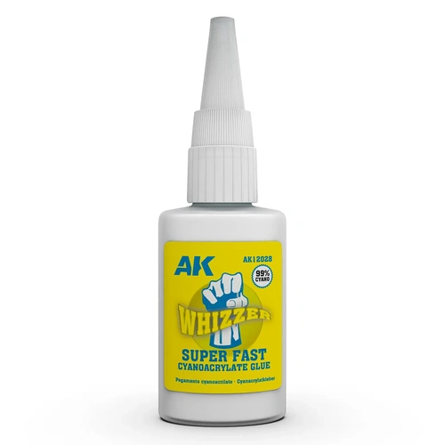 AK Interactive CA Glue: Whizzer 20g Super Fast Low Density Cyanoacrylate