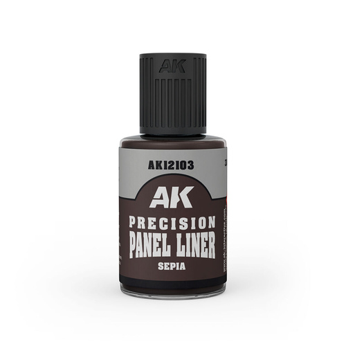AK Interactive Precision Paneliner - Sepia 30ml