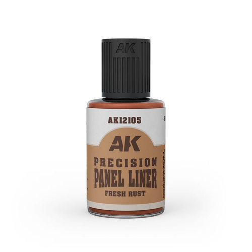 AK Interactive Precision Paneliner - Fresh Rust 30ml