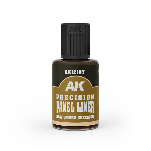 AK Interactive Precision Paneliner - Raw Umber Greenish 30ml