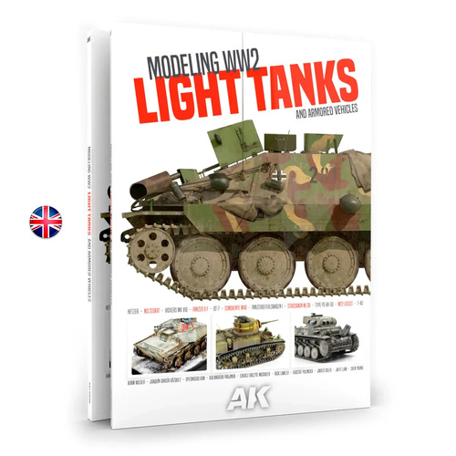 AK Interactive Book: Modeling WW2 Light Tanks And Armored Vehicles - English