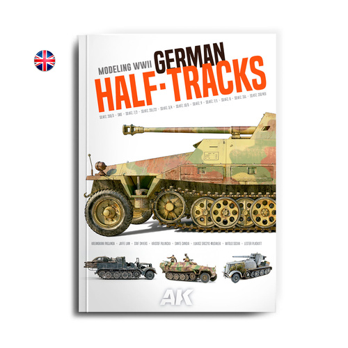 AK Interactive Book: Modelling WWII German Half-Tracks - English
