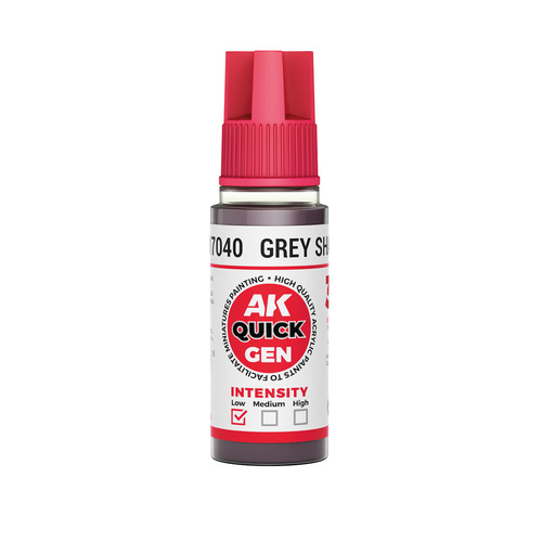 AK Interactive Quick Gen: Grey Shadow - 18ml Acrylic Paint