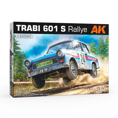 AK Interactive 1/35 Trabant 601 S Rallye Plastic Model Kit