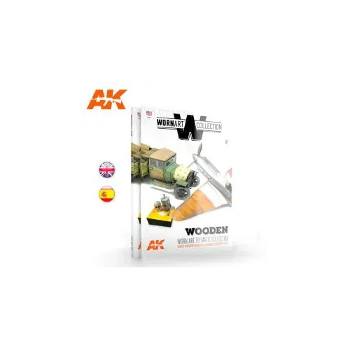 AK Interactive Book: Worn Art Collection 01 - Wooden - English