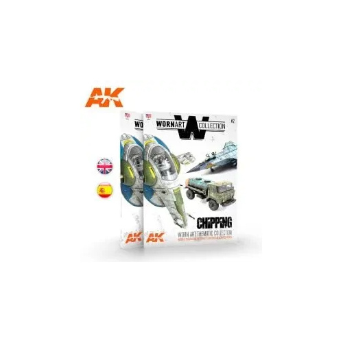 AK Interactive Book: Worn Art Collection 02 - Chipping - English