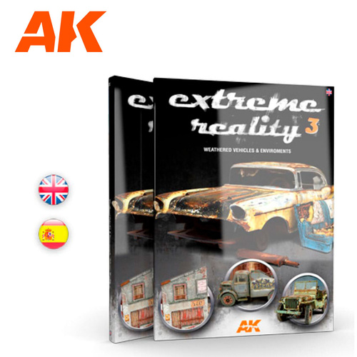 AK Interactive Book: Extreme Reality 3 - Weathered Vehicles And Environments - English