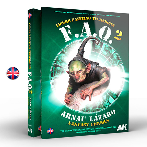 AK Interactive Book: F.A.Q 2 Fantasy Figures Painting Techniques By Arnau Lázaro - English
