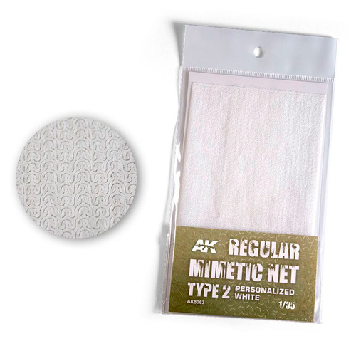 AK Interactive Regular Camouflage Net Type 2 Personalized White