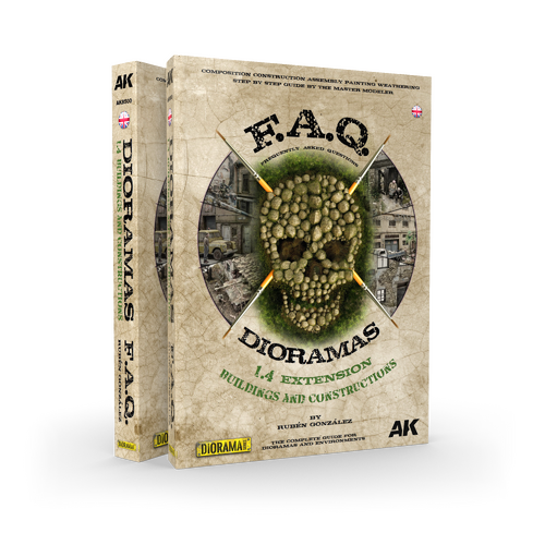 AK Interactive Book: F.A.Q. Dioramas 1.4 Extension Buildings And Constructions English