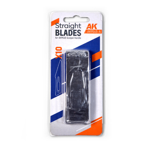 AK Interactive Straight Blades For Scalpel Handle AK9545 (10 Units)