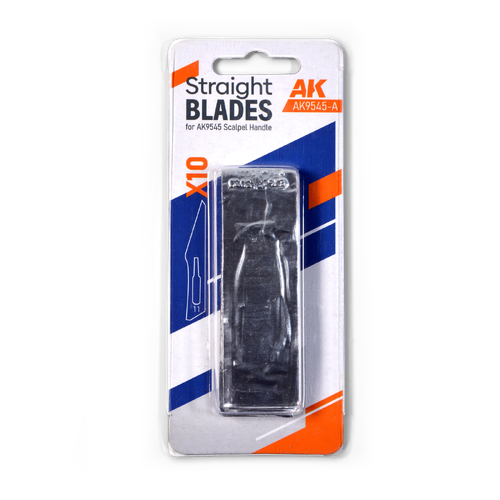 AK Interactive Straight Blades For Scalpel Handle AK9545 (10 Units)