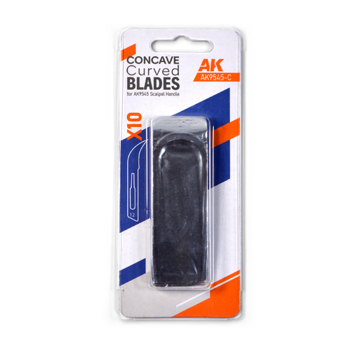 AK Interactive Extra Curved Blades For Scalpel Handle AK9545 (10 Units)