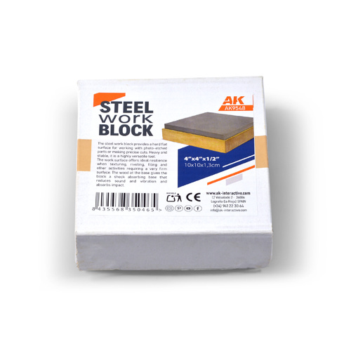 AK Interactive Steel Work Block 300mm