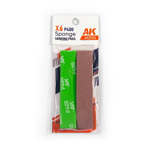 AK Interactive Sponge P400 Grit Sanding Pad