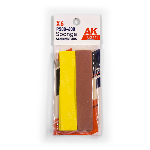 AK Interactive Sponge P500-600 Grit Sanding Pad