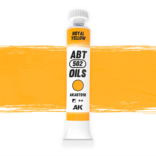 AK Interactive ABT 502: Royal Yellow 20ml Oil Paint