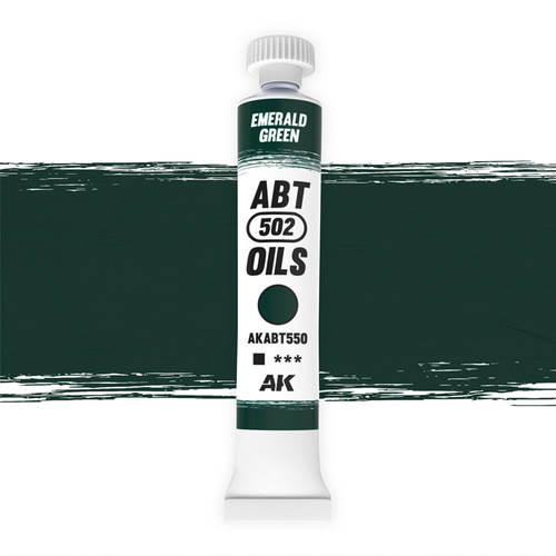AK Interactive ABT 502: Emerald Green 20ml Oil Paint