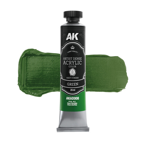 AK Interactive Artist Dense Acrylic Green 20ml