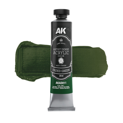AK Interactive Artist Dense Acrylic Faded Green 20ml