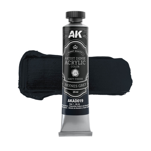 AK Interactive Artistic Dense Acrylic - Paynes Grey