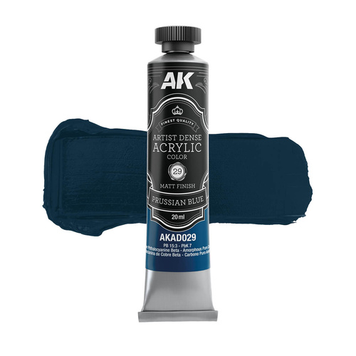 AK Interactive Artistic Dense Acrylic - Prussian Blue