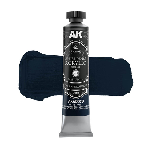 AK Interactive Artistic Dense Acrylic - Dark Prussian Blue